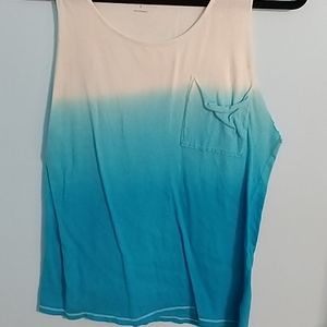 Blue tank top